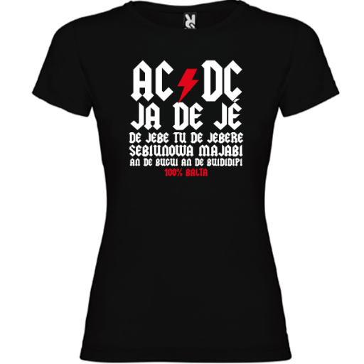 Camiseta AC DC Ja de je (Hombre/Mujer) [1]