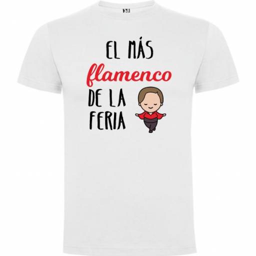 Camiseta el mas flamenco de la feria