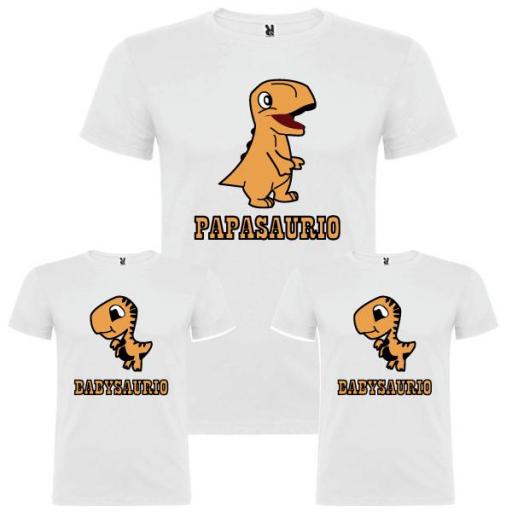 3 Camisetas Dinosaurio (Padre e Hijos) [0]