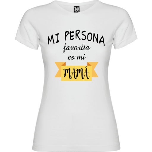 Camiseta Mi persona favorita es mi mama [2]