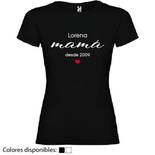 Camiseta Personalizada Mamá Desde... [1]