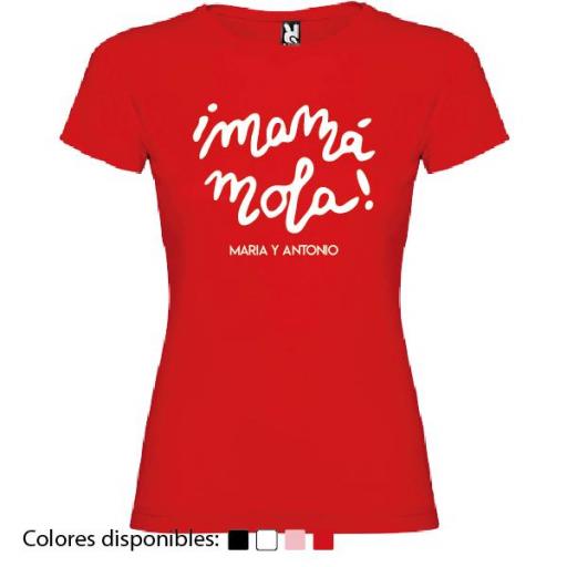 Camiseta Personalizada Mamá Mola [3]