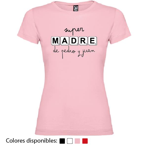 Camiseta Personalizada Super Madre De...