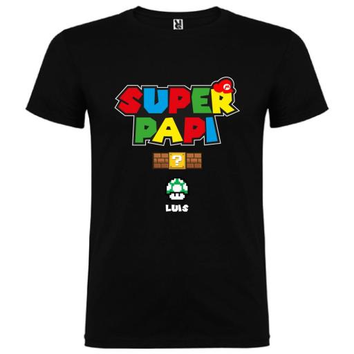 Camiseta Super Papi Videojuego