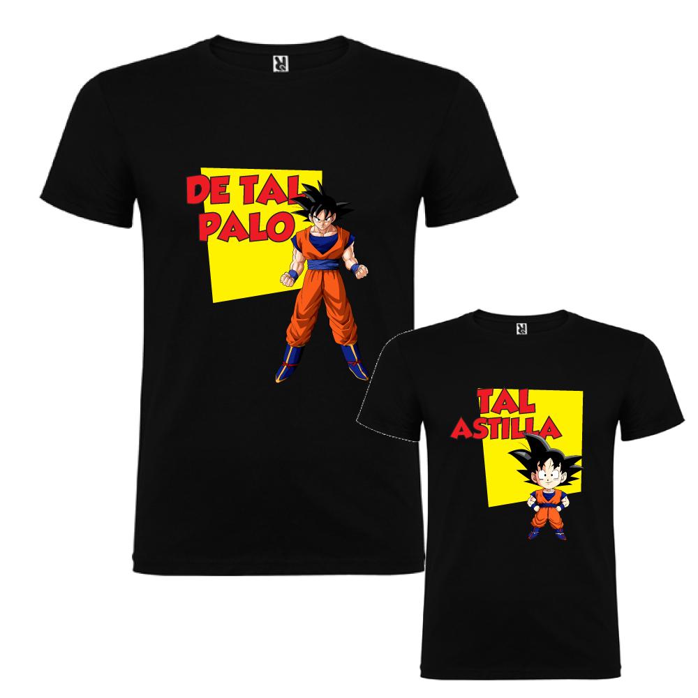 2 Camisetas Goku y Goten (Padre e Hijo)