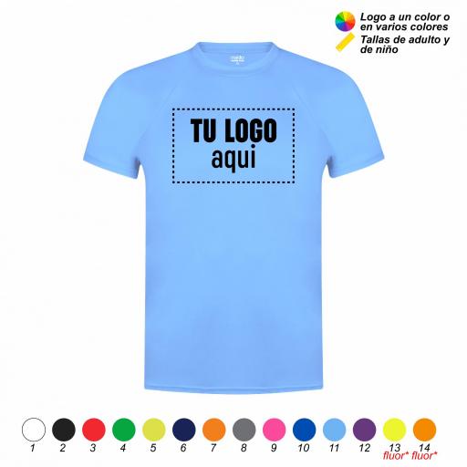 Pack 25 Camisetas Técnicas con Logo - Impresión Grande [0]