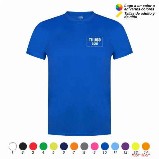 Pack 25 Camisetas Técnicas con Logo - Impresión Pequeña