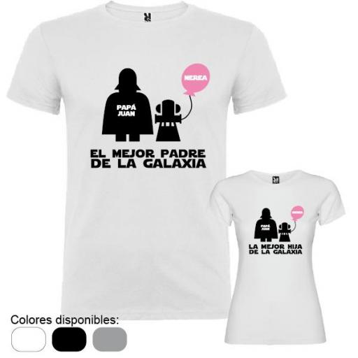 2 Camisetas Star Wars (Padre e Hija) [1]