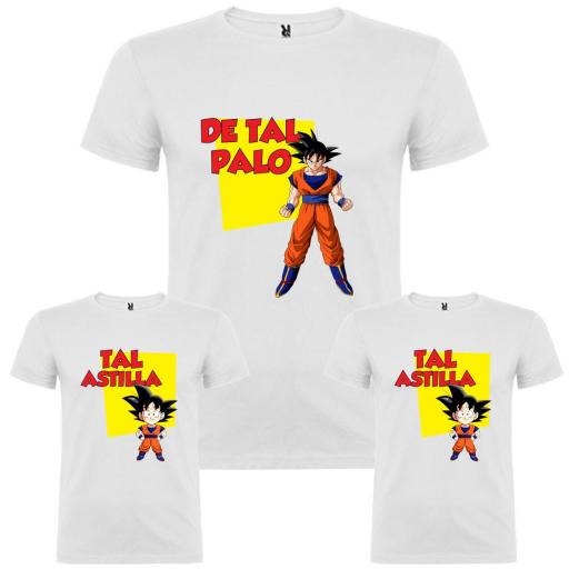 3 Camisetas Goku  (Padre e Hijos) [0]