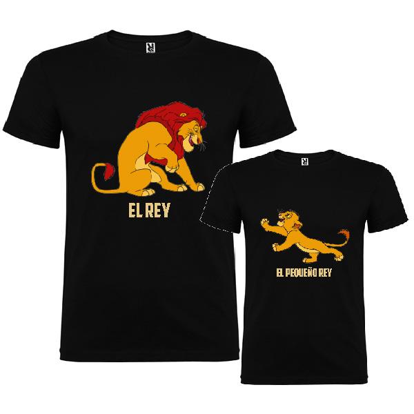 2 Camisetas Rey León  (Padre e Hijo)