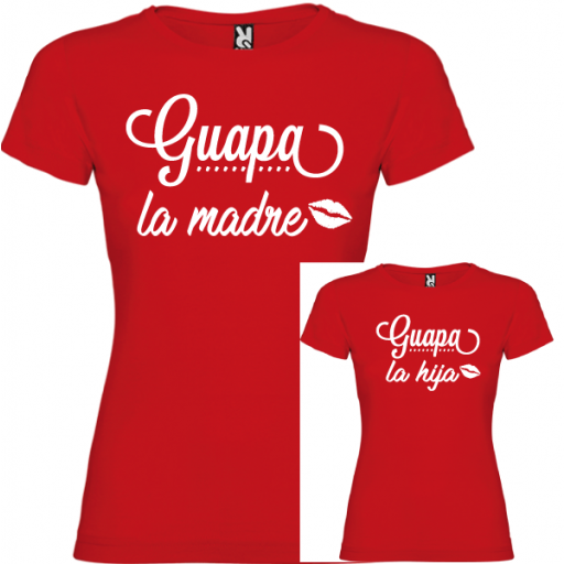 2 Camisetas Guapa la Madre, Guapa la Hija [2]