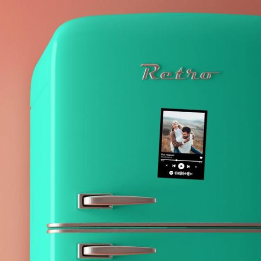 Imán Personalizado Foto con Canción y QR [1]