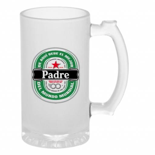 Jarra de Cristal Padre Heineken [0]