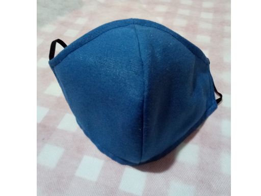 Mascarilla azul para ser bordada [1]