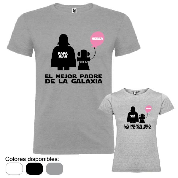 2 Camisetas Star Wars (Padre e Hija)