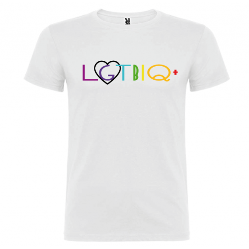 Camiseta Orgullo LGTBIQ+ -Hombre- Elige tus iniciales [1]