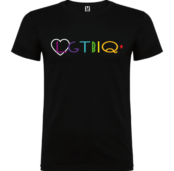 Camiseta Orgullo LGTBIQ+ Hombre - Elige tus iniciales