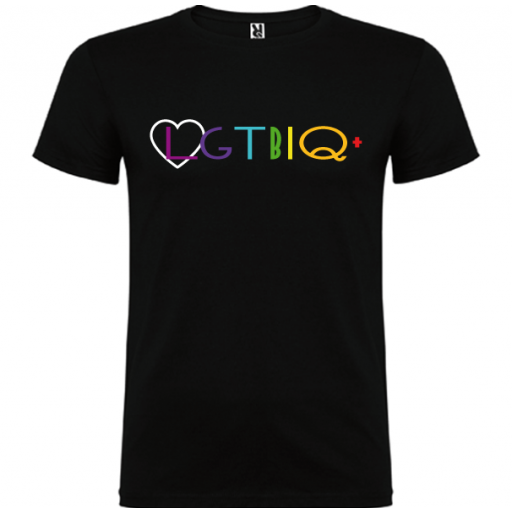 Camiseta Orgullo LGTBIQ+ -Hombre- Elige tus iniciales