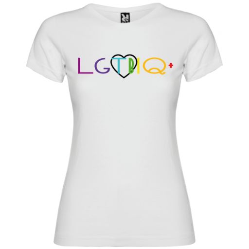 Camiseta Orgullo LGTBIQ+ -Mujer- Elige tus iniciales