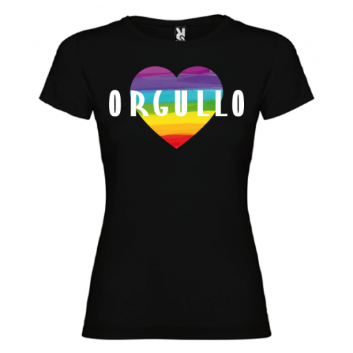 Camiseta Corazón Orgullo Gay -Mujer-