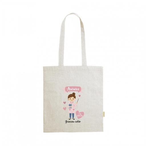 Bolso  Personalizado Maestra Dibujo con con nombre y curso [0]