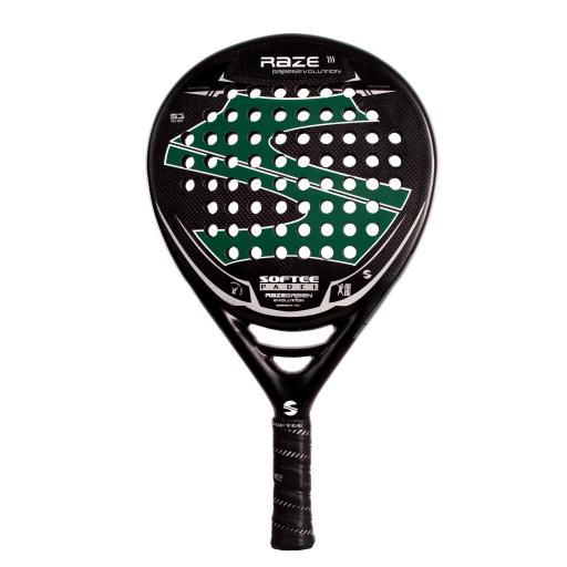 PALA PÁDEL SOFTEE RAZE EVOLUTION GREEN CARBONO DEFECTO ESTÉTICO [0]