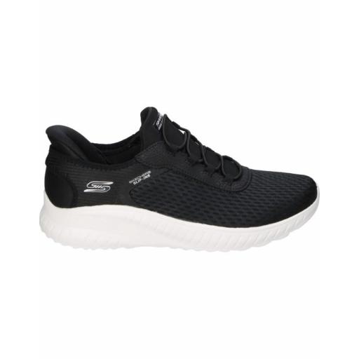 Zapatillas veganas para mujer SKECHERS Slip-ins: BOBS Sport Squad Chaos 117504-BLK negro