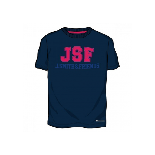 Camiseta Manga Corta Deportiva John Smith Fencis. Azul Marino.