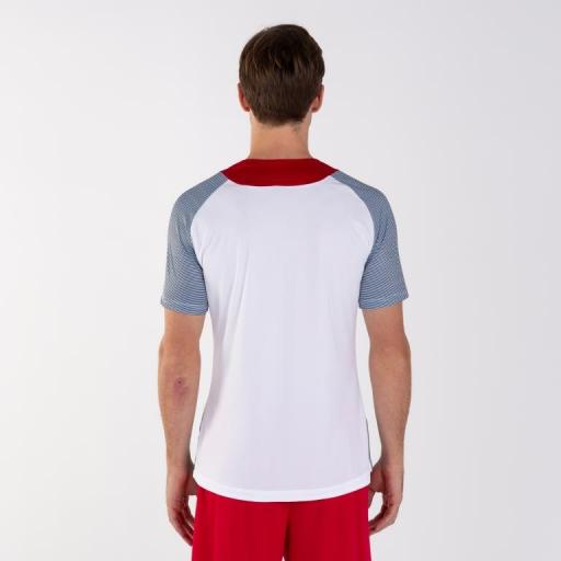 Camiseta Joma Essential II. White-Dark navy. 101508.203 [1]