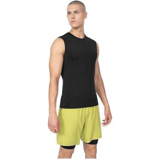 Camiseta running para hombre de tirantes 4F