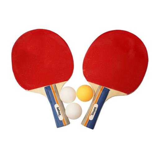 JUEGO RAQUETAS DE TENIS DE MESA CON 3 PELOTAS SOFTEE SATURN [0]