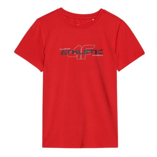 4F Camiseta deportiva de secado rápido para niño - roja tftsm1209 [3]