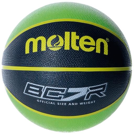 BALÓN MOLTEN BALONCESTO BCR2 TALLA 7 VERDE/NEGRO