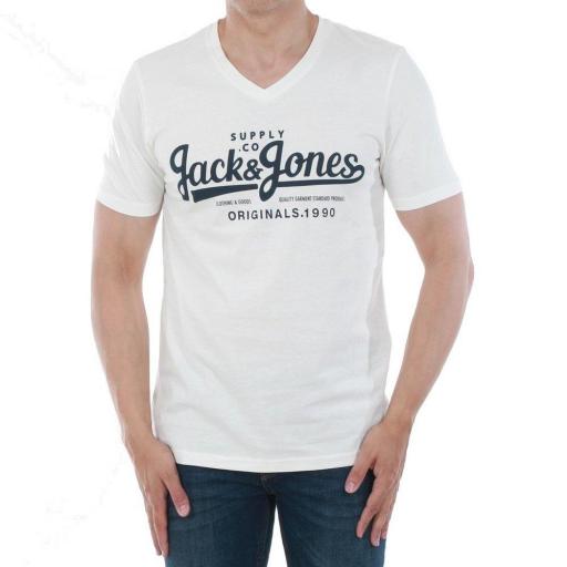 Camiseta manga corta Sportswear Jack&Jones Jorhills. 121362603. White.