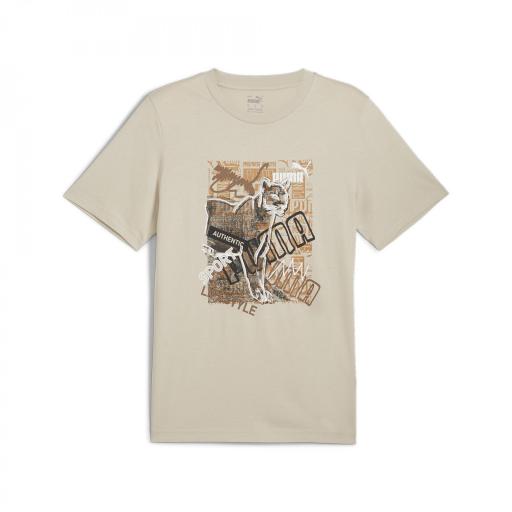 Camiseta hombre  Puma Graphics Photoprint Tee Desert Dust