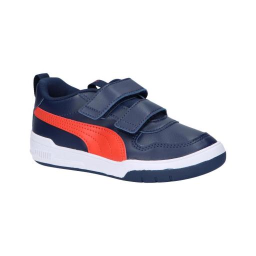 Zapatillas Deporte PUMA De Niña Y Niño 380740 MULTIFLEX SL V PS 02 NAVY [1]