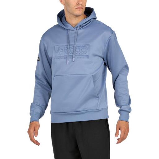 +8000 ESNOU Azul Sombra. Sudadera Capucha hombre [1]