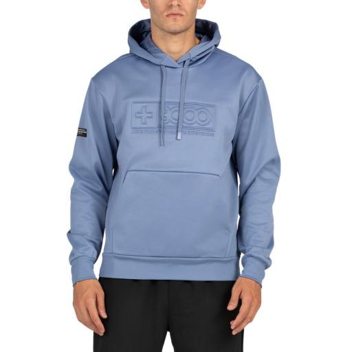 +8000 ESNOU Azul Sombra. Sudadera Capucha hombre [0]