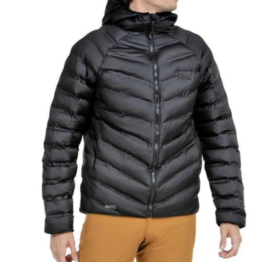 +8000 GREC Chaqueta Fibras para Hombre. Negro