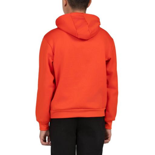 +8000 INDIRA Naranja – Sudadera Niño Trekking con Capucha, Interior Perchado y Logo 3D [3]