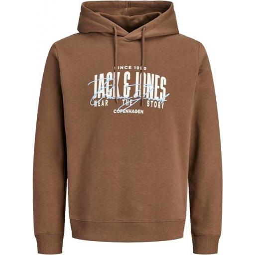 Sudadera hombre Jack&Jones Jjaero color marrón [0]