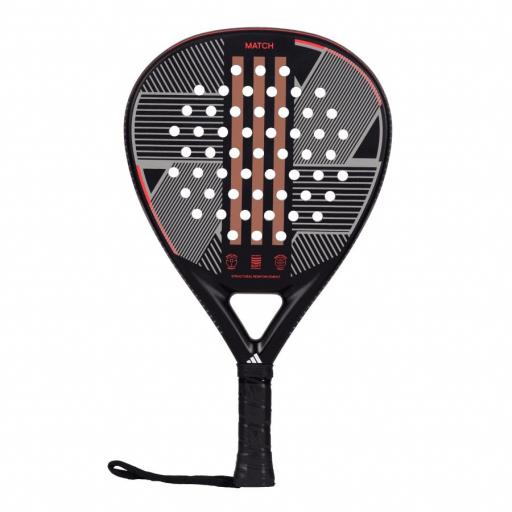 PALA PÁDEL ADIDAS MATCH 3.3 BLACK/RED