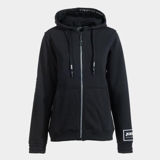 Chaqueta con capucha mujer JOMA Urban Street negro [0]