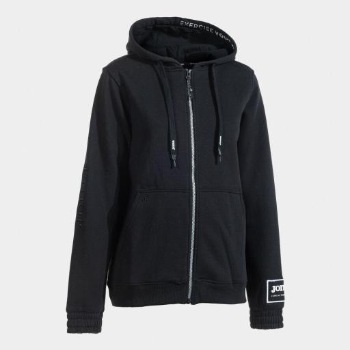 Chaqueta con capucha mujer JOMA Urban Street negro [1]