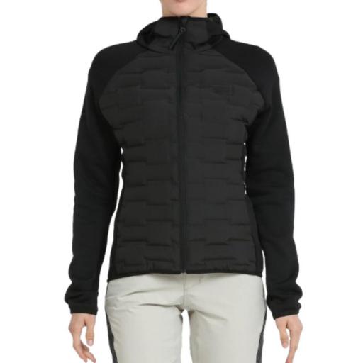 Anorak Híbrido para Mujer +8000 DOMBEYA. Negro