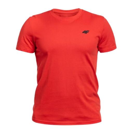 CAMISETA BÁSICA REGULAR FIT PARA HOMBRE. 4F TTSHM2256. Rojo [3]