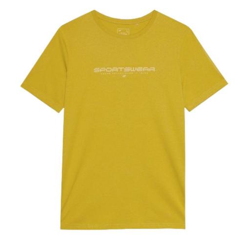 CAMISETA HOMBRE ESTAMPADO 4F- TTSHM1156. Amarillo [3]