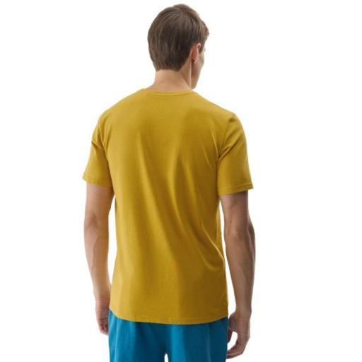 CAMISETA HOMBRE ESTAMPADO 4F- TTSHM1156. Amarillo [1]