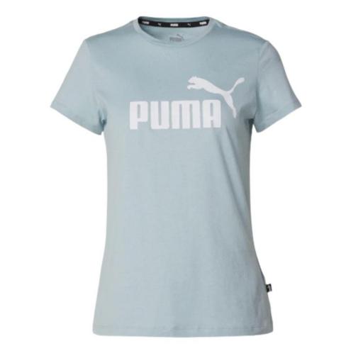 CAMISETA PUMA ESSENTIALS LOGO. Turquoise surf 586775 25 [2]