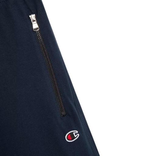 CHAMPION 220299 BS501 Azul marino – Pantalón Chándal Hombre Rib Cuff con Bolsillos Cremallera [3]